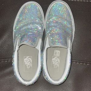 VANS HOLOGRAPHIC SLIP ON SHOES. Good condition barely worn